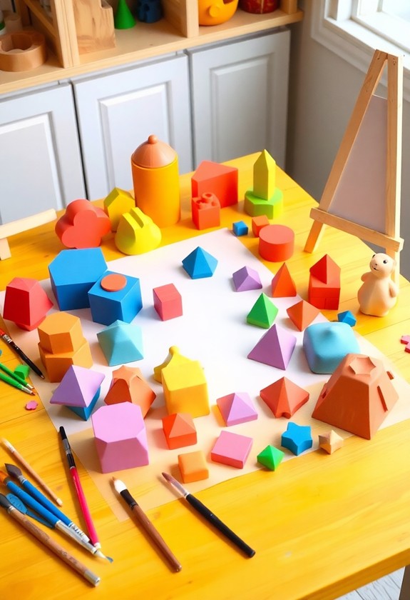 3d art activities for development