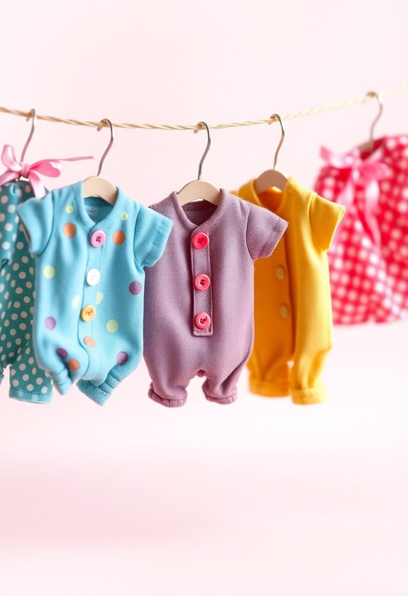 adorable doll outfit selection
