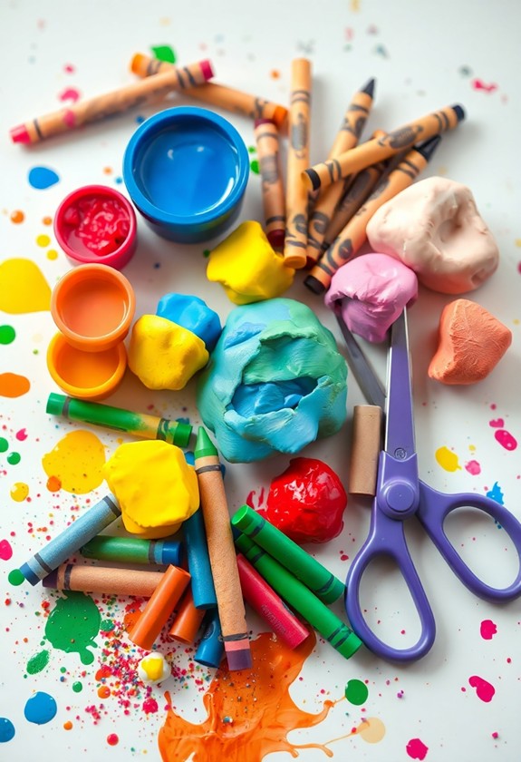 affordable preschool art materials