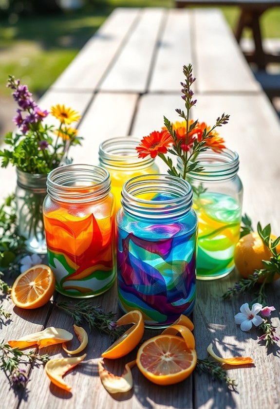 aromatic watercolor experimentation activities