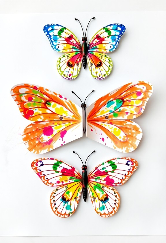 artistic butterfly symmetry design