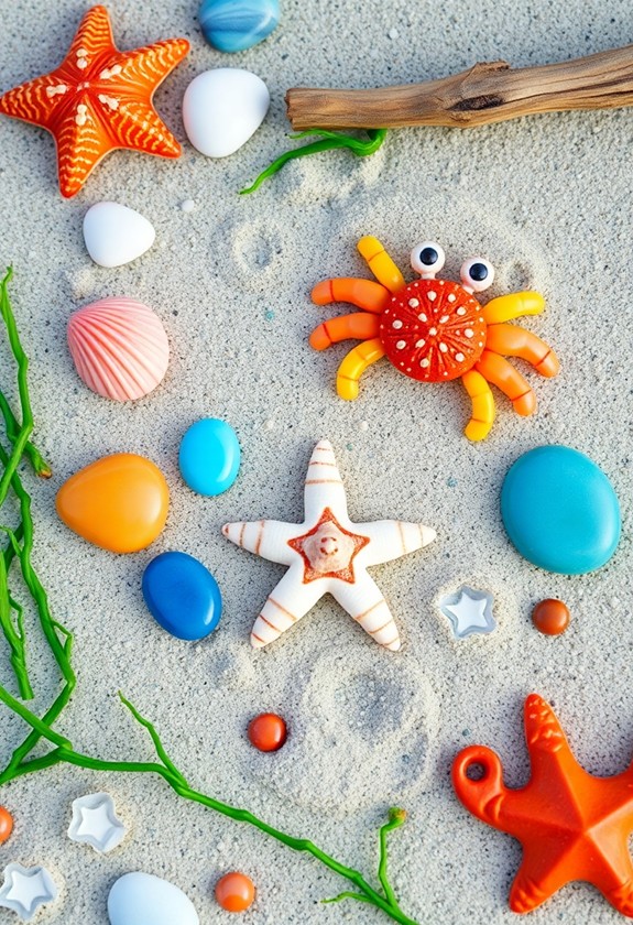 artistic creations from pebbles