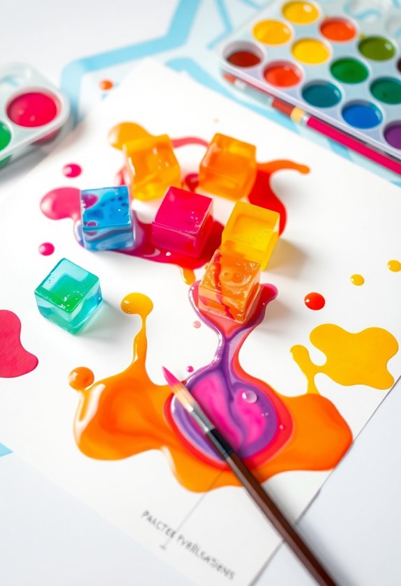 artistic portrayal of ice