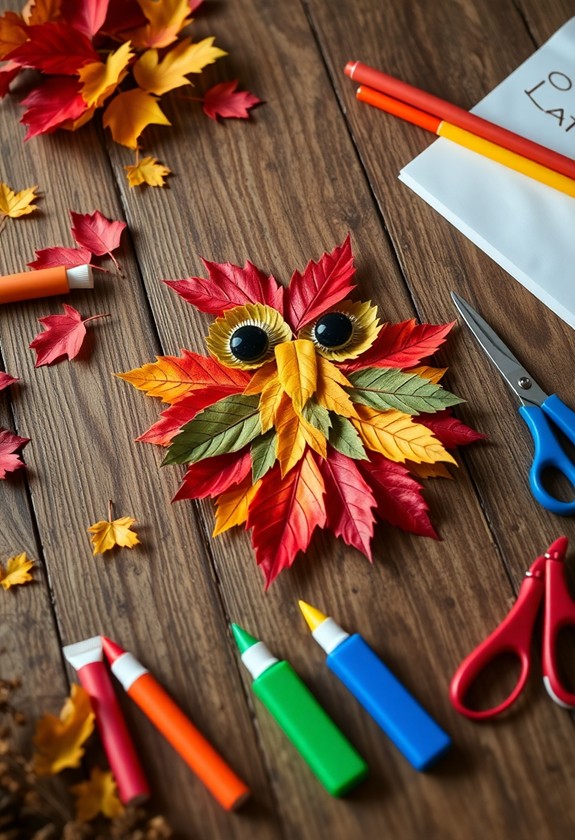 autumn leaf craft activities