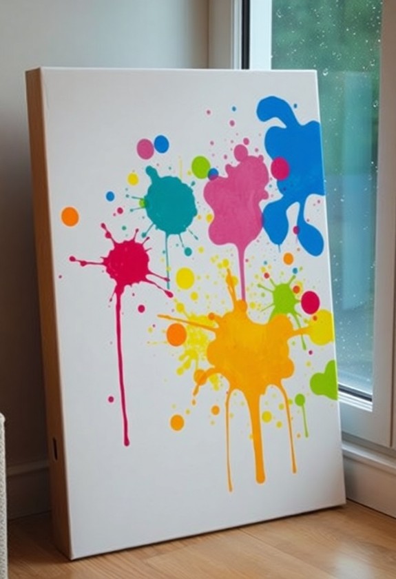 box art with canvas
