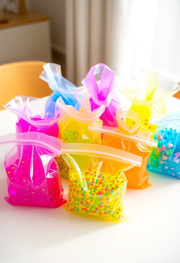 clean sensory playtime bags
