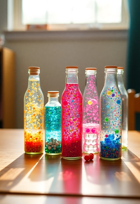 clean sensory playtime bottles
