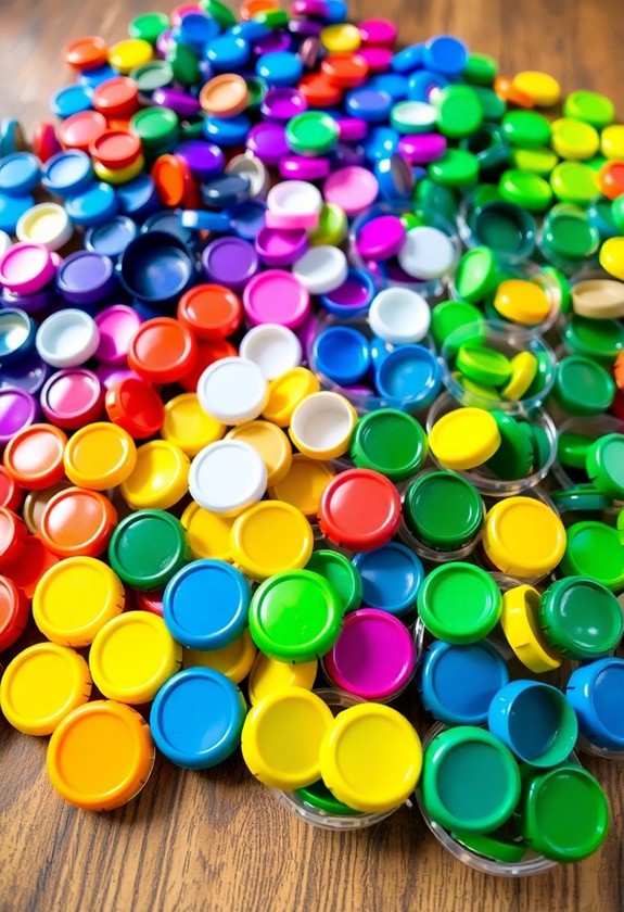 color coded cap organization task