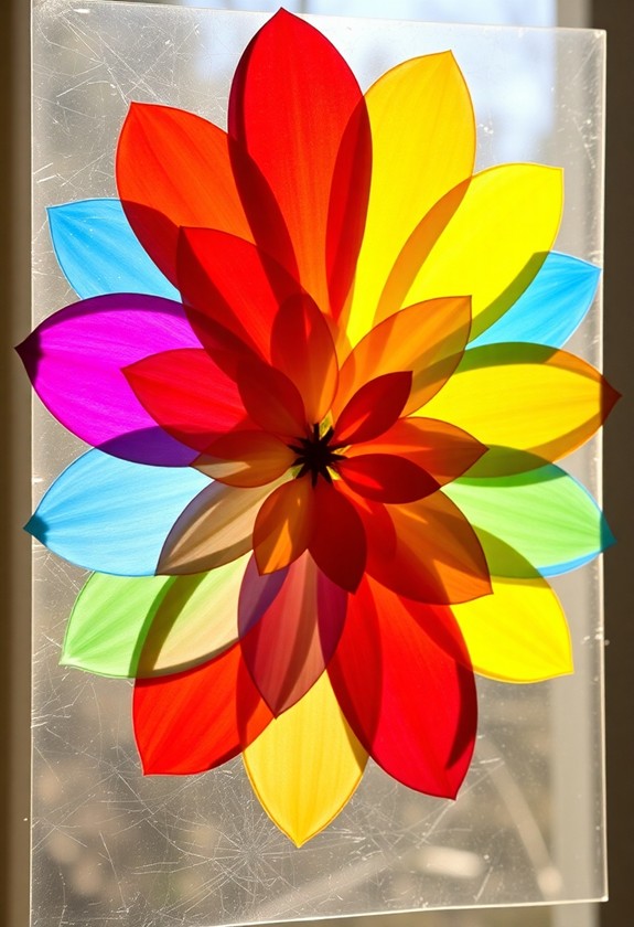 colorful garden art creations