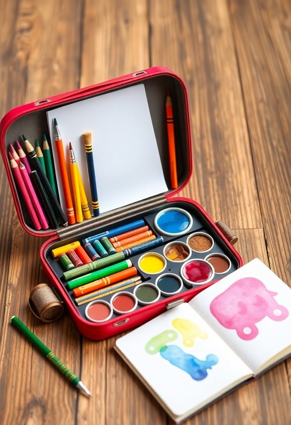 compact art sets for kids