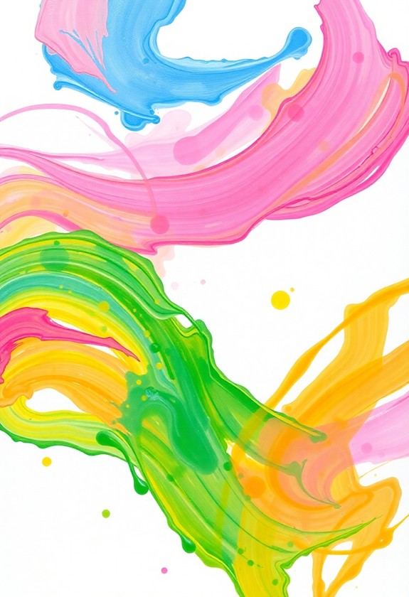 cornstarch based colored paint