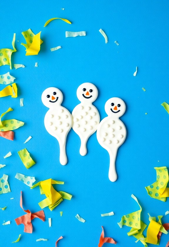 crayon melting snowman crafts