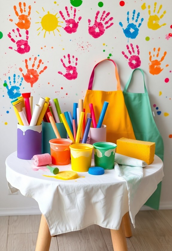 creative art activity zone