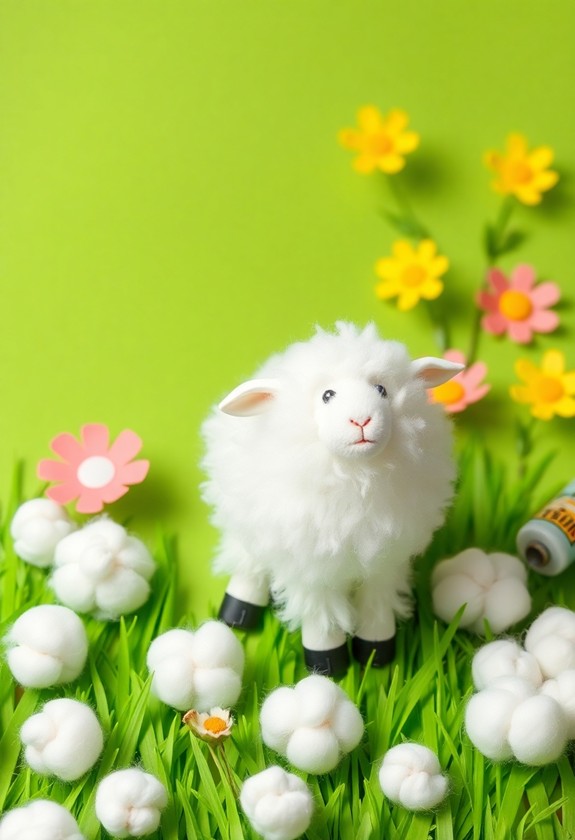 creative cotton ball craft