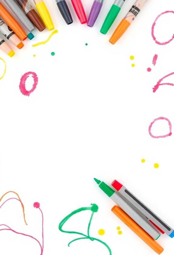 creative dry erase art