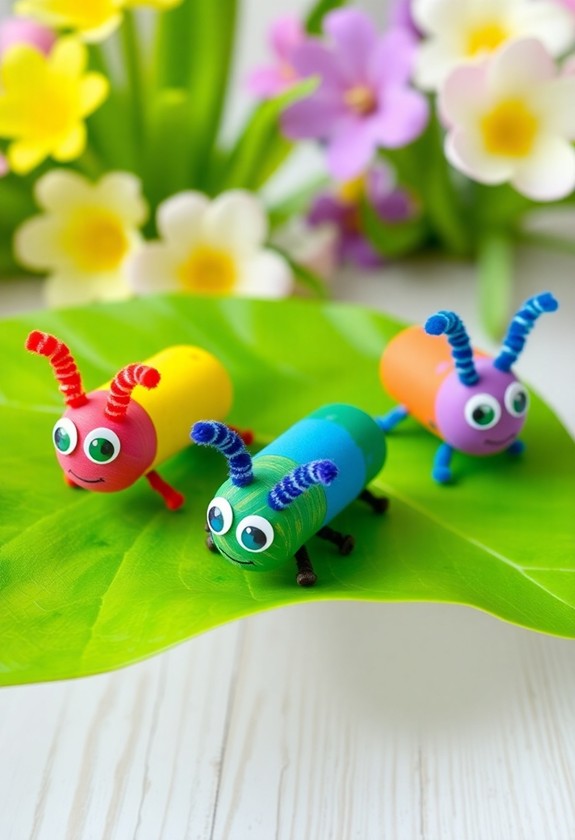 creative egg carton caterpillar