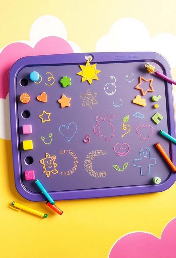 creative magnetic drawing fun