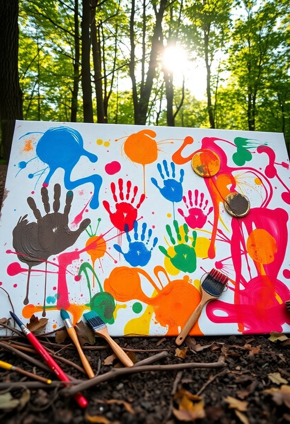 creative outdoor art sessions