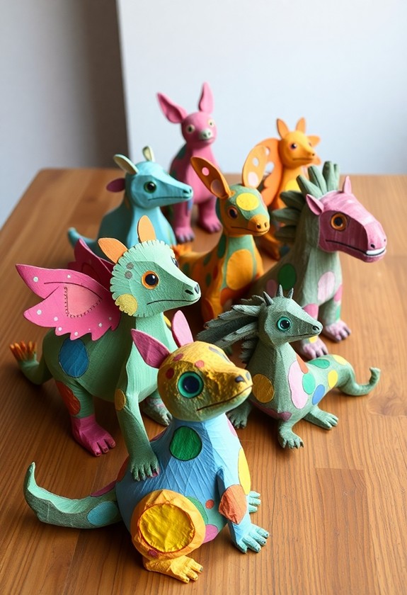 creative paper mache art