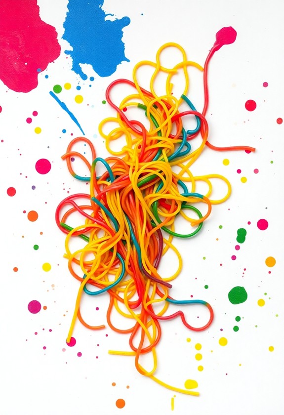 creative pasta art project
