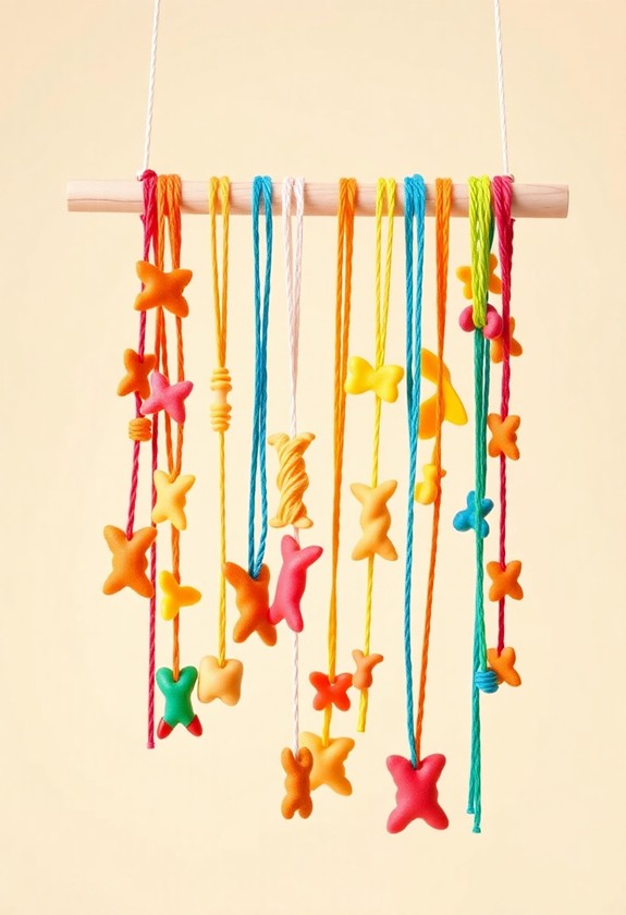 creative pasta jewelry making