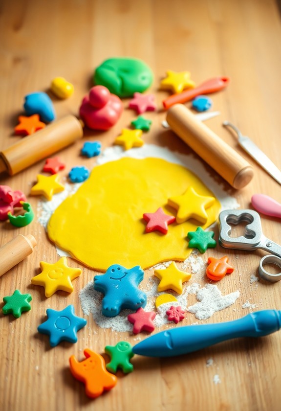 creative play dough art