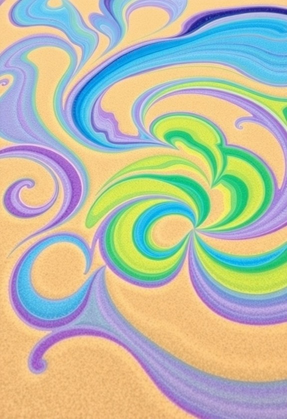 creative sand art showcase