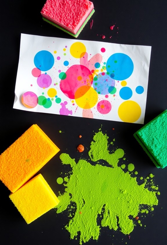creative sponge art techniques