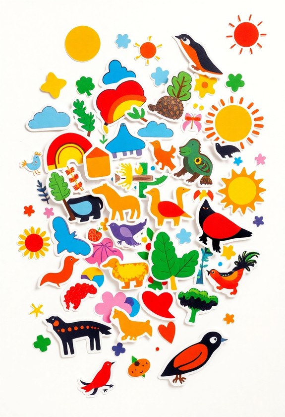 creative sticker artistry showcase