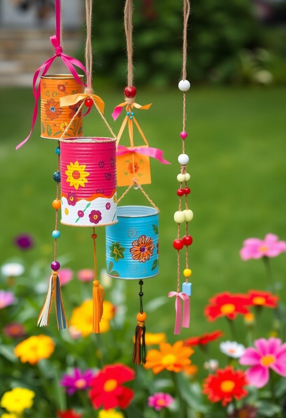 creative tin can decor