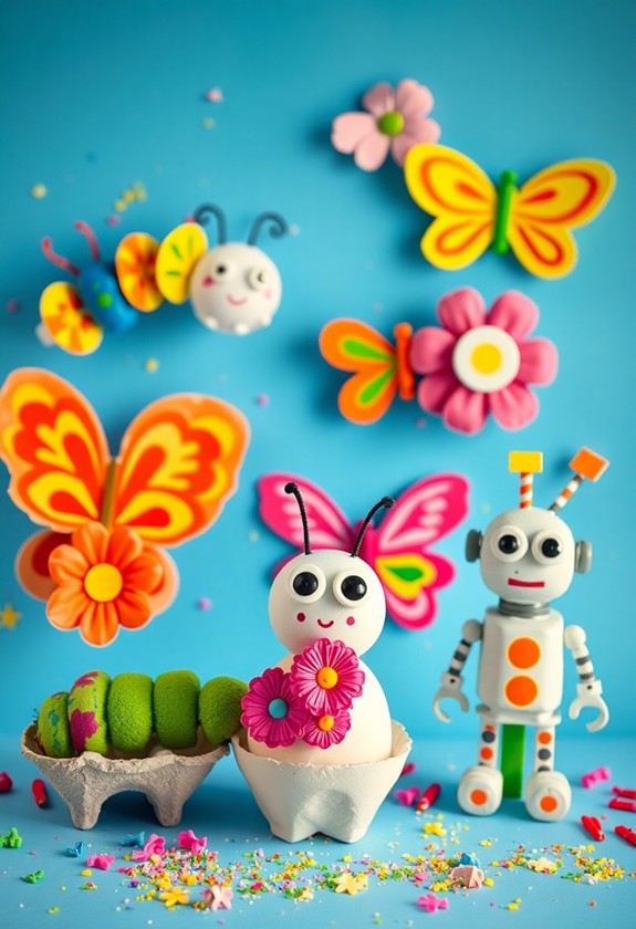 creative toddler egg carton projects