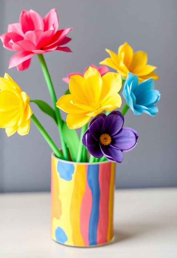 creative toilet paper bouquet