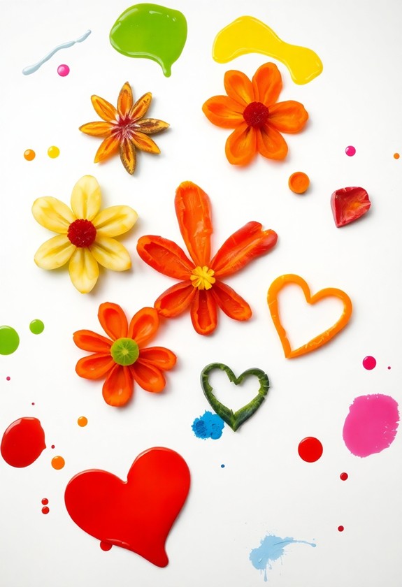 creative vegetable printing activity