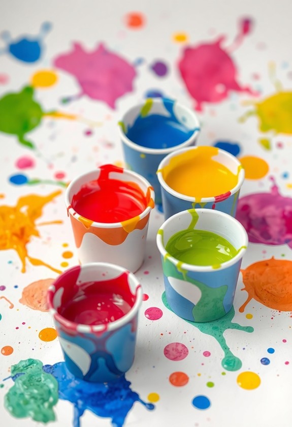 creative yogurt cup art