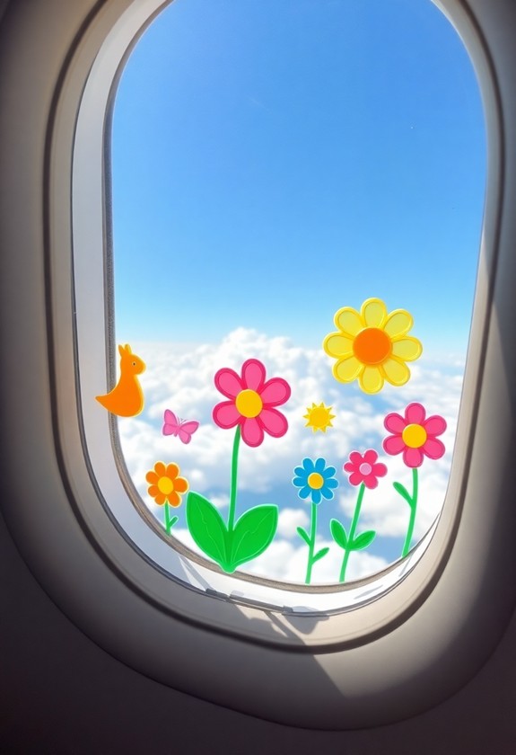 decorative adhesive window design