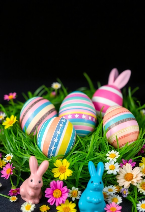 decorative washi tape eggs