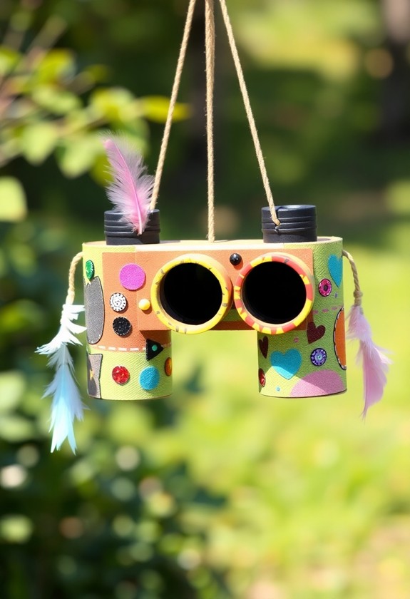 diy binoculars from cardboard