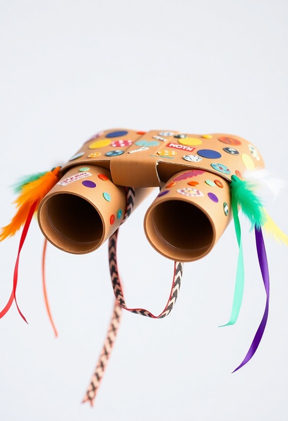 diy cardboard binoculars project