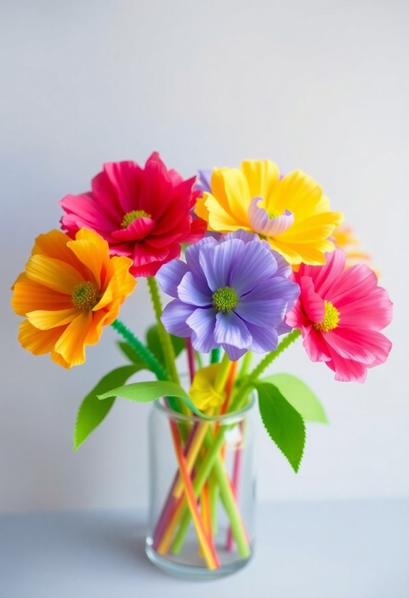 diy coffee filter bouquet