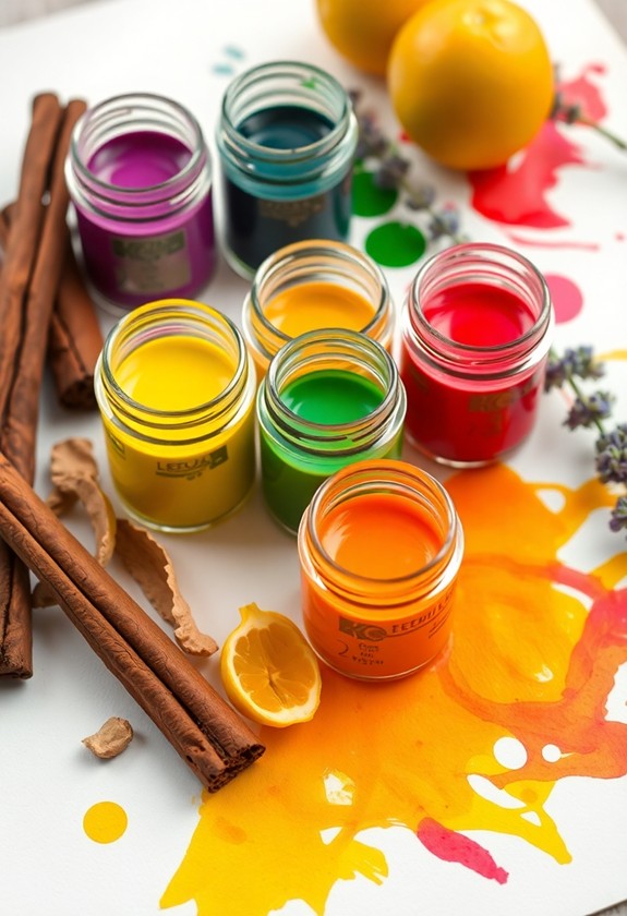 diy scented finger paints