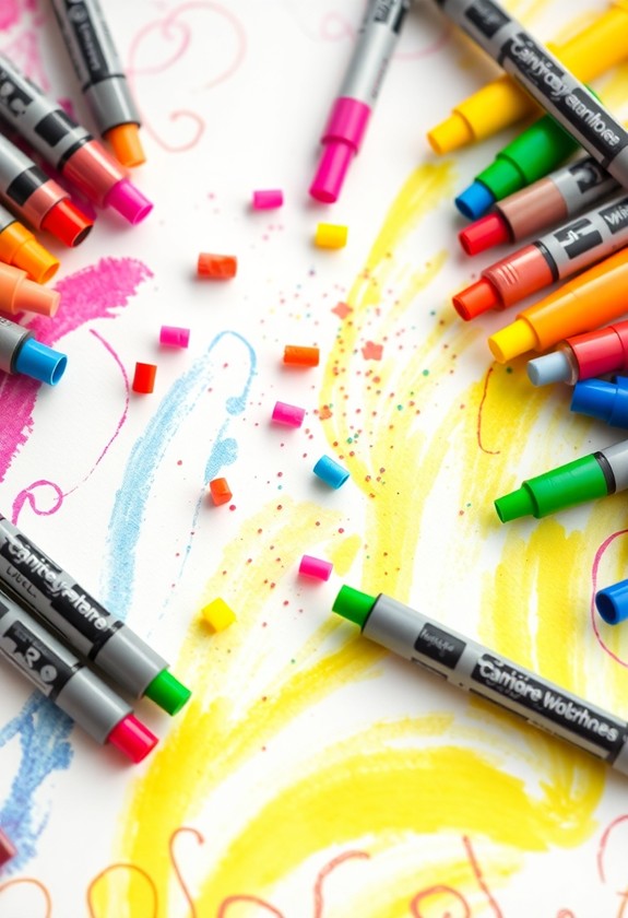 easily removable coloring tools
