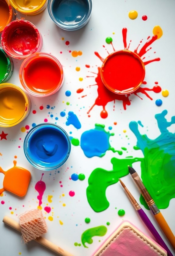easy clean art supplies