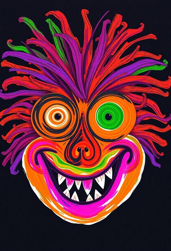 eerie creature visages unveiled