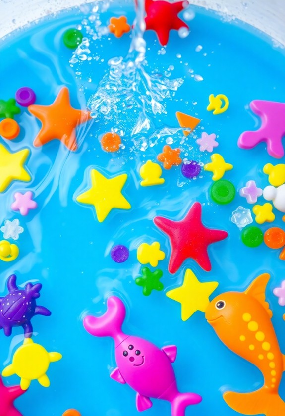 exploratory water sensory experience