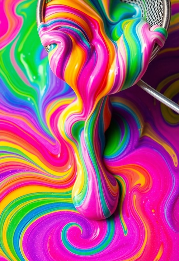 exploring cornstarch goop creation