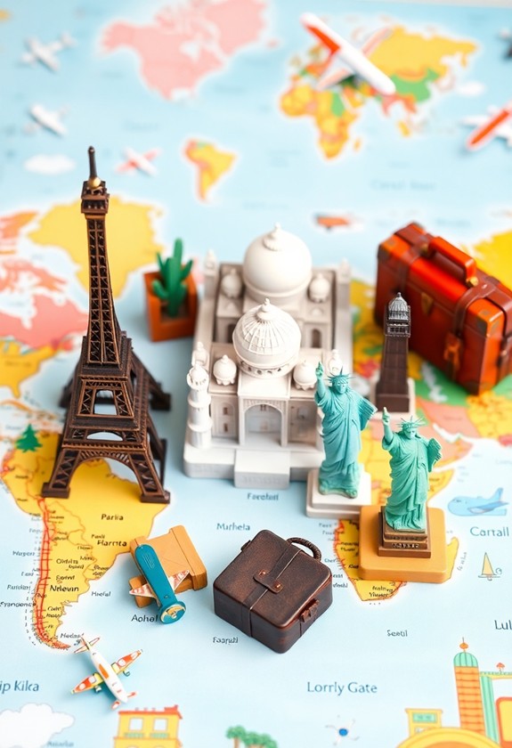 exploring miniature world landmarks