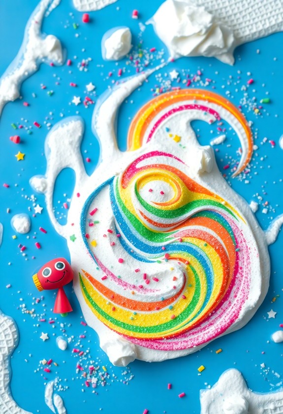 foamy tactile exploration activity