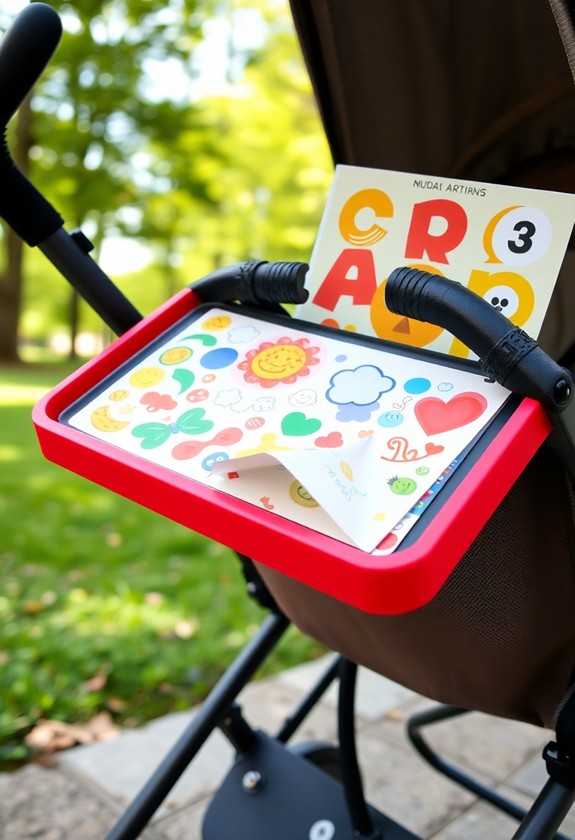 fun sticker crafting station