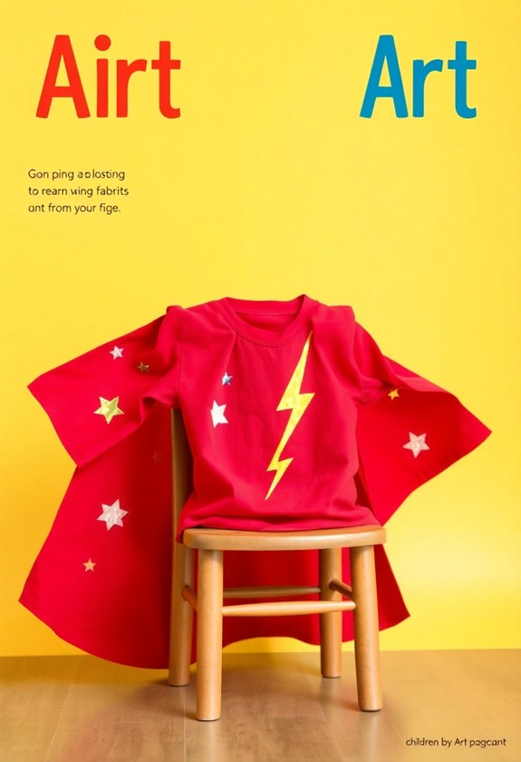 heroic t shirt with cape