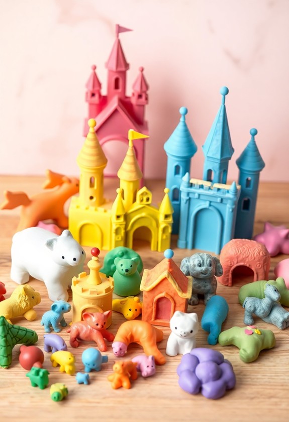 homemade play dough creations